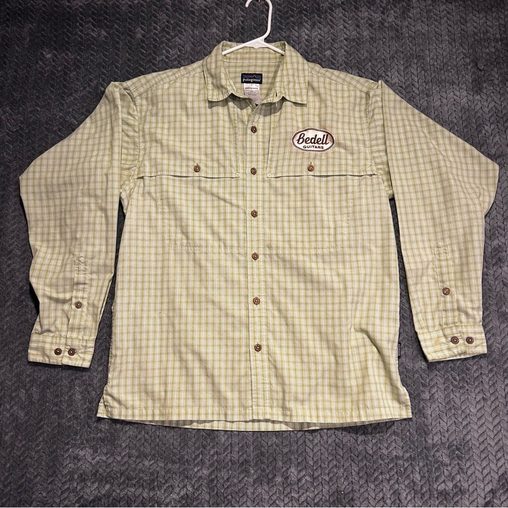 Patagonia  Men’s‎ Long-Sleeved Island Hopper Shirt Bedell Guitars Size M